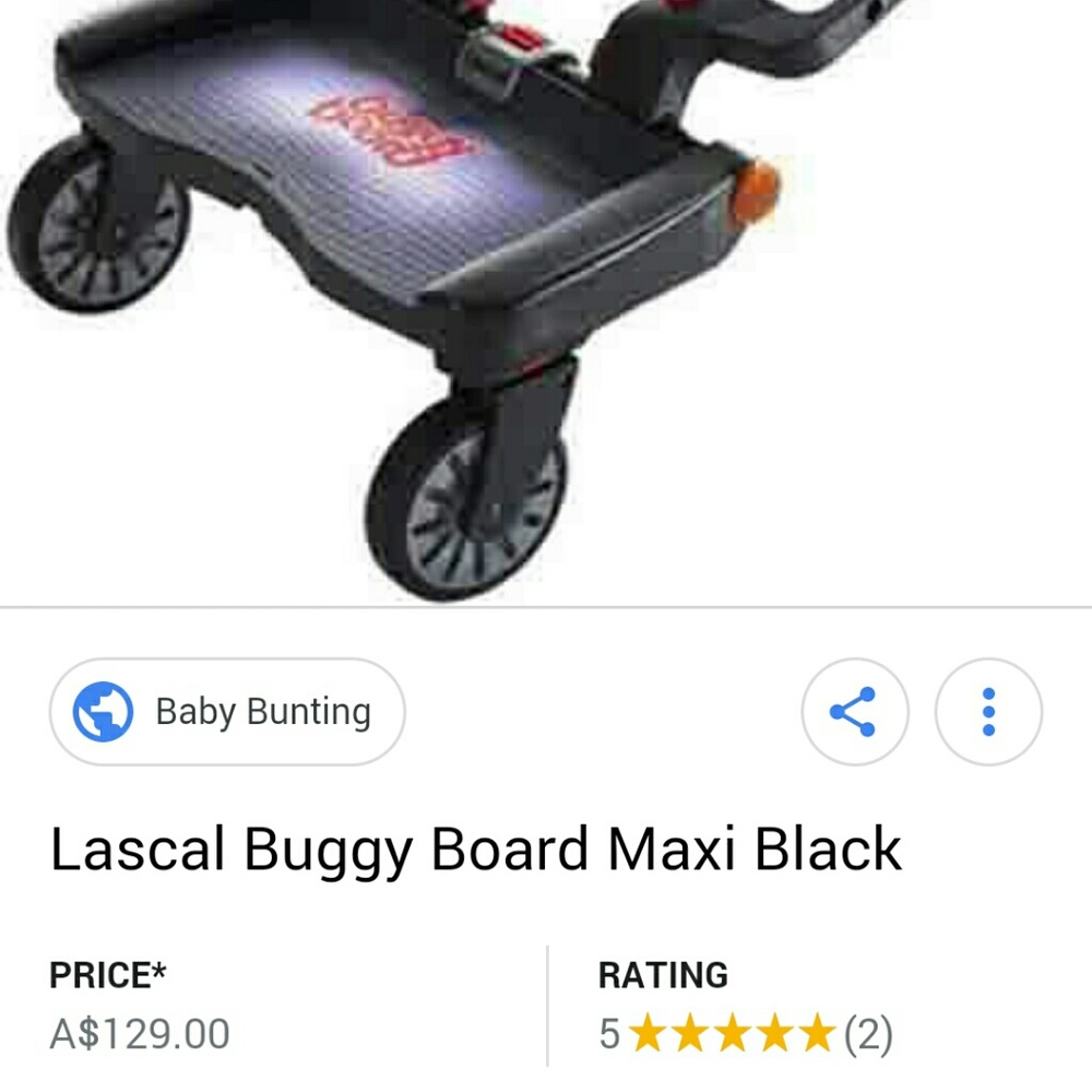 Lascal buggy board maxi black